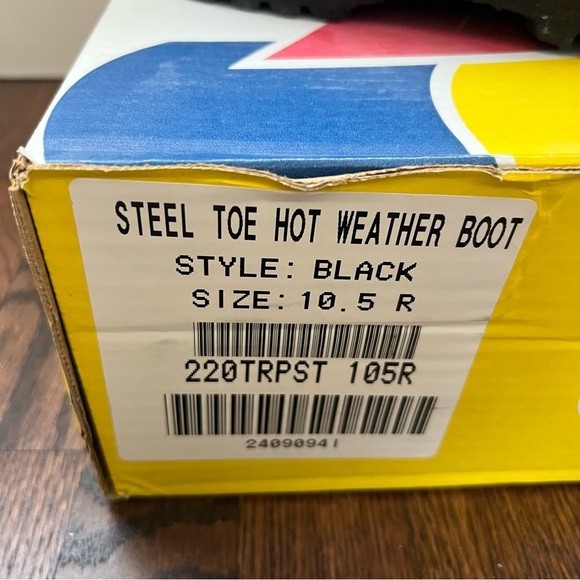 Belleville Steel Toe Hot Weather Combat Boots Men Sz 10.5 R Black 220 TRP ST, - Picture 14 of 16